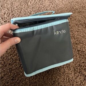 Kiinde Gray and Blue Kids Accessory Bag
